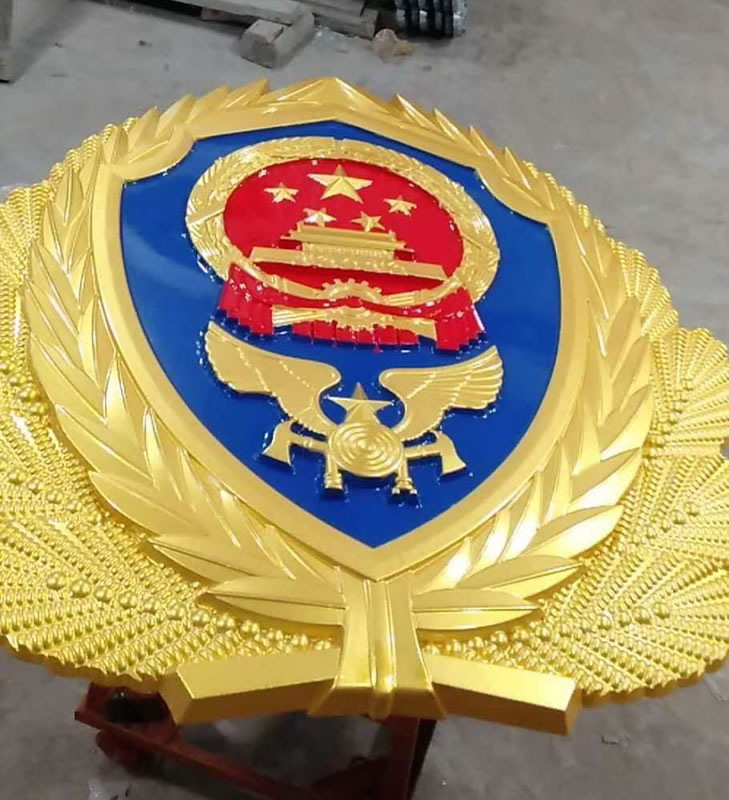 上海彩金消防警徽生产厂家