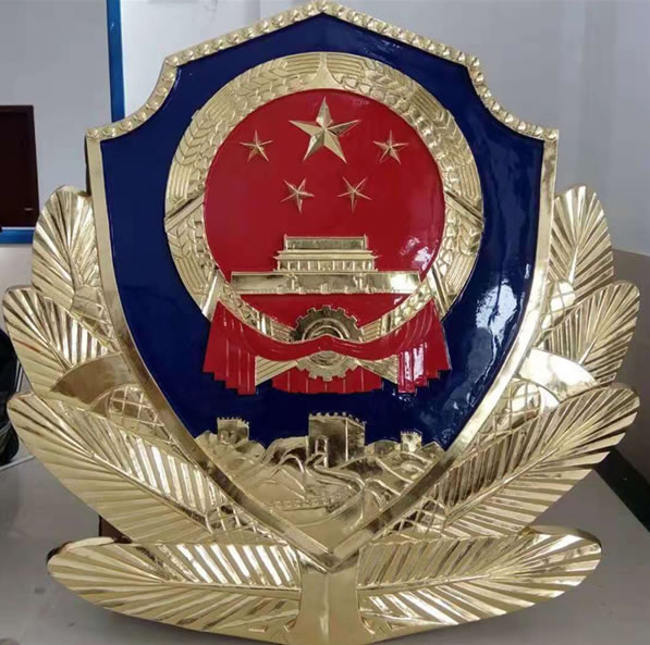 上海彩金警徽生产